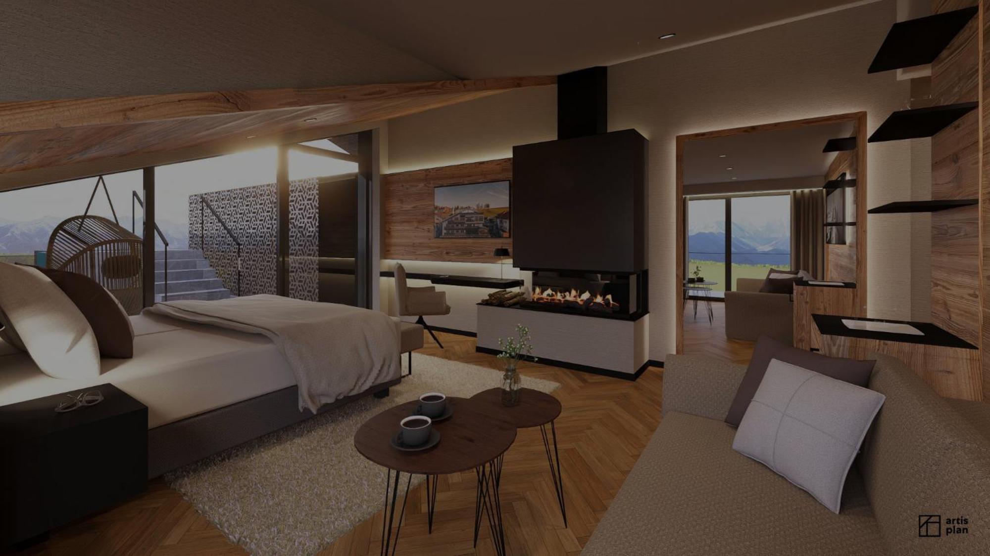 Suite mit Whirlpool